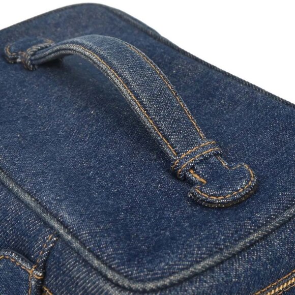 Chanel Blue Denim Vanity Handbag - Picture 3 of 10